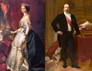 Napoleon al-III-lea si Maria-Eugenia-Augustina de Montijo