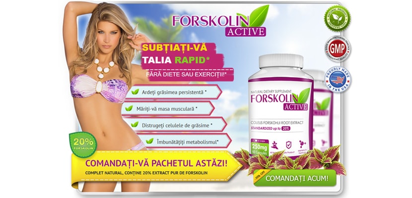Comanda Forskolin Active la pret redus