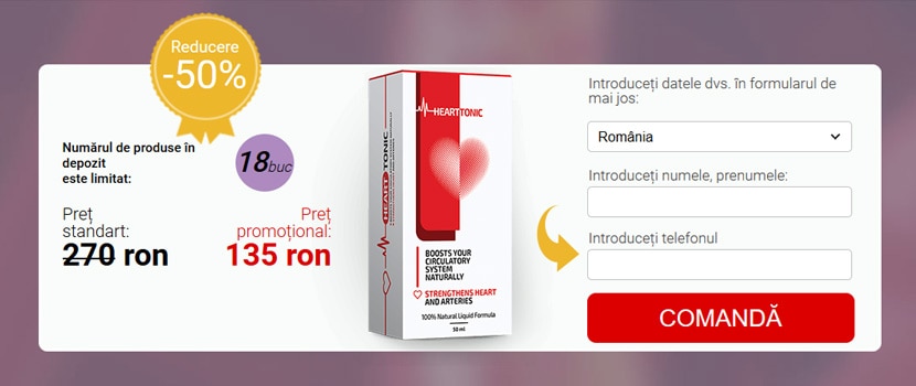 Comanda Heart Tonic la Pret redus