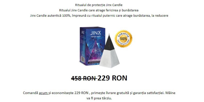 jinx candle pret special