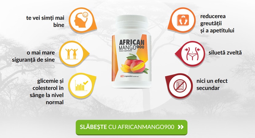 Slabeste natural cu African Mango 900