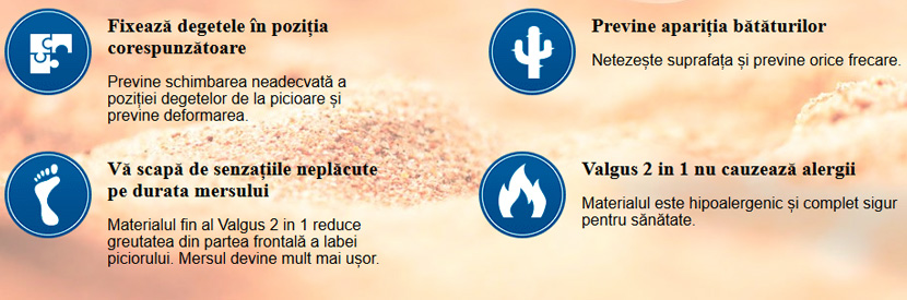 valgus 2  in 1 pentru tratarea monturilor